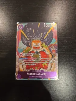 (English) One Piece TCG Monkey.D.Luffy OP07-073 Promo BANDAI Card Games Fest - Image 1