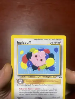 Igglybuff 40/75 Neo Discovery Regular Vintage Pokemon Tcg Card c543 - Image 2