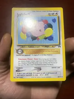 Igglybuff 40/75 Neo Discovery Regular Vintage Pokemon Tcg Card c543 - Image 3