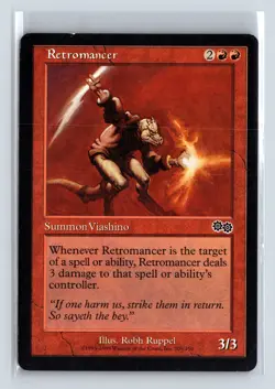RETROMANCER - MTG Magic the Gathering Card - Urza's Saga - Common - Image 1