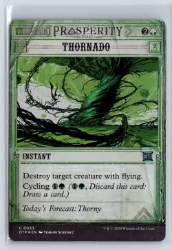 FOIL Thornado Breaking News Uncommon - MTG Magic the Gathering Card - Image 1
