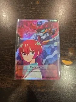 (English) Gundam Card Game Bandai Resource Machu Fest Foil RP-010 Promo - Image 1