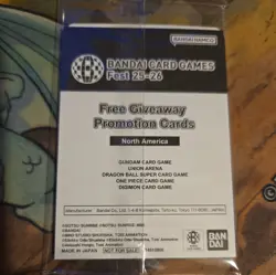 SEALED TCG Bandai Card Games Fest 25-26 Promo PACK-Gundam, OP, Digimon, UA, &DBS - Image 2