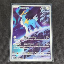 Cobalion - 144/086 - Illustration Rare - Black Bolt - Pokemon Card - NM/M - Image 1