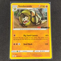 Sandaconda - 082/163 - EB Games Stamped Promo - Pokemon Card - NM/M - Image 1