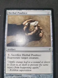 Lorwyn Herbal Poultice MTG Magic the Gathering NM - Image 1