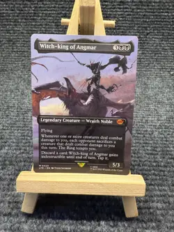 MTG Lord of the Rings Witch-king of Angmar Borderless 0423 NM Mythic - Image 1
