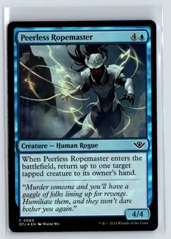 FOIL Peerless Ropemaster Outlaws of Thunder Junction - MTG Magic the Gather - Image 1