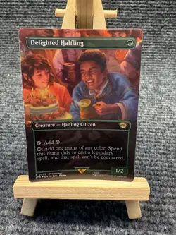 MTG English Delighted Halfling (Borderless) NM Foil - Image 1