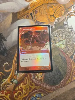 Lightning Bolt Future Sight Foil MTG Secret Lair - Pack Fresh - - Image 1