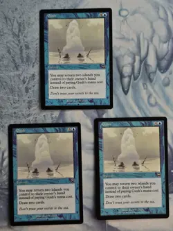 Gush x 3 - Mercadian Masques - Magic the Gathering - MTG - Light Play - Image 1