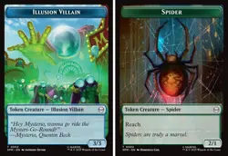 1x - Illusion Villain \ Spider Token #02/03 - Marvel's Spider-Man - NM MTG - Image 1