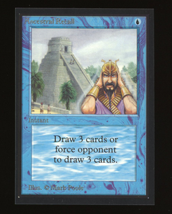 Ancestral Recall - MTG International Collectors' Edition (CE/IE) - RareCo - Image 1