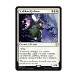 WOTC MTG Commander 2017 Scalelord Reckoner (R) NM - Image 1