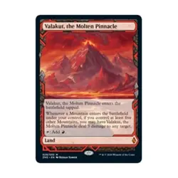 WOTC MtG Zendikar Rising Expeditions Valakut Molten Pinnacle (MR) NM - Image 1