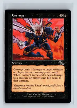 CORRUPT - MTG Magic the Gathering Card - Urza's Saga - Common - Image 1