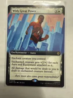 MTG With Great Power... 0248 Regular (Extended Art) Marvel’s Spider-Man NM SPM - Image 1