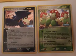 Pokemon Cards Ex Unseen Forces Murkrow 30/115 & Bellossom 3/115 Reverse Holo - Image 1