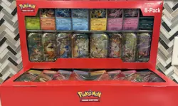 (2x) Costco Pokemon Prismatic Evolutions Mini Tins 8 Pack (16 Mini Tins) - Image 2