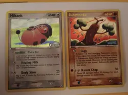 Pokemon Cards Ex Unseen Forces Miltank 42/115 & Sudowoodo 15/115 Reverse Holo - Image 1
