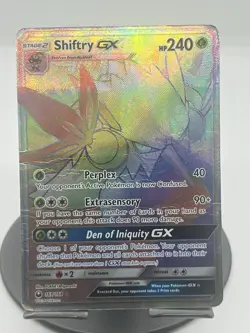 Pokemon TCG Shiftry GX (Secret) 169/168 SM Celestial Storm Secret Rare DMG - Image 1