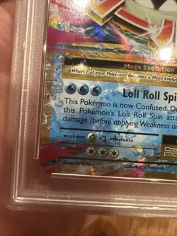 2016 POKEMON XY EVOLUTIONS #27 M SLOWBRO EX PSA 9 - Image 4