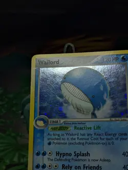 Pokemon TCG Wailord Holo Rare 14/92 2006 EX Legend Maker DMG - Image 4