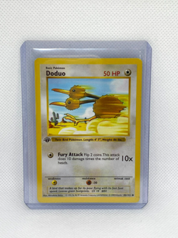Doduo Base Set 48/102 Shadowless First Edition Pokemon Trading Card - Image 1