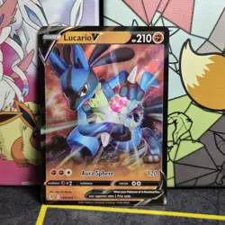 Lucario V 146/264 Fusion Strike Ultra Rare Holo Pokemon TCG Card NM Mint - Image 1