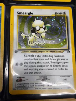 Pokemon TCG Smeargle Holo Rare Card Undaunted 8/90 NM Condition - Image 1