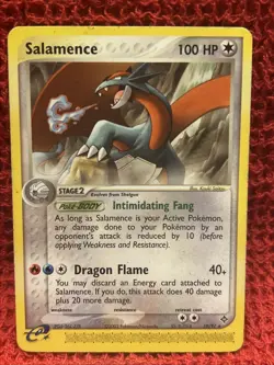 Salamence - 19/97 - Pokemon Ex Dragon Card - Rare - 2003 - MP/HP - Image 1