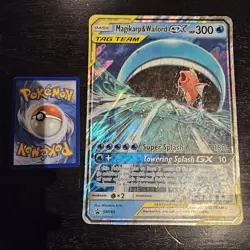 Magikarp & Wailord GX Jumbo/Oversized Promo Card SM166 Tag Team Pokemon Card Tcg - Image 1