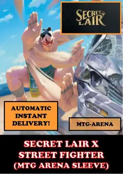 MTGA MTG ARENA CODE CARD SECRET LAIR X STREET FIGHTER SECRET LAIR SLEEVE - Image 2