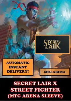 MTGA MTG ARENA CODE CARD SECRET LAIR X STREET FIGHTER SECRET LAIR SLEEVE - Image 3