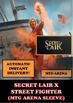 MTGA MTG ARENA CODE CARD SECRET LAIR X STREET FIGHTER SECRET LAIR SLEEVE - Image 4