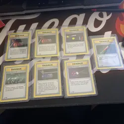 Lot of 7 - 1st Edition Shadowless Trainer Cards Base Set WOTC Pokemon - Image 1