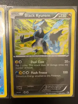 Pokemon Card Fates White Kyurem 21/124 Black Kyurem 109/149 Boundaries Crossed - Image 5