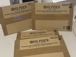 One Piece Premium Card Collection Best Selection Vol 2 ENGLISH Lot of 4 TCG Set - Image 1