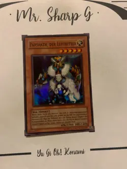 PARASHATH, DER LUFTRITTER - DB2-DE173 DEUTSCH Yu-Gi-Oh! CARD SUPER RARE HOLO* - Image 3