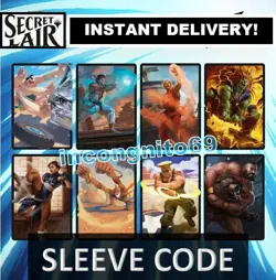 MAGIC MTG ARENA CODE CARD SECRET LAIR SLEEVES STREET FIGHTER INSTANT DELIVERY - Image 1