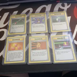 Lot of 6 - 1st Edition Shadowless Trainer Cards Base Set WOTC 1999 Pokemon - Image 1