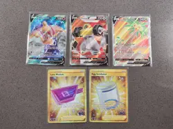 Pokemon GO TCG LOT of (5) Gold, Full Art Pokemon Cards - Image 1