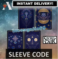 MAGIC MTGA MTG ARENA CODE CARD SECRET LAIR OCTOBER 2022 BIG NON-FOIL 21 SLEEVES - Image 5