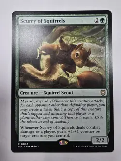 Scurry of Squirrels Commander: Bloomburrow Regular Magic The Gathering - Image 1