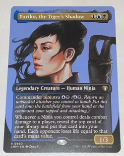 Yuriko, the Tiger's Shadow 0690 BORDERLESS Commander Masters MTG NEW UNPLAYED - Image 1