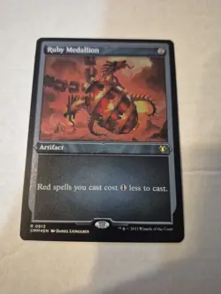 Ruby Medallion (Foil Etched) Commander Masters Foil - Image 1