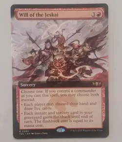 Will of the Jeskai (Extended Art) Commander: Tarkir: Dragonstorm Regular - Image 1