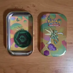 2x Pokemon TCG 151 Arcanine Mini Tin + Scyther Tin. Empty - Image 2