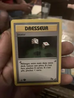 Dresseur 60/62 Pokemon TCG French 1st Edition Fossible Gambler Vintage Single - Image 1