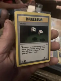 Dresseur 60/62 Pokemon TCG French 1st Edition Fossible Gambler Vintage Single - Image 3